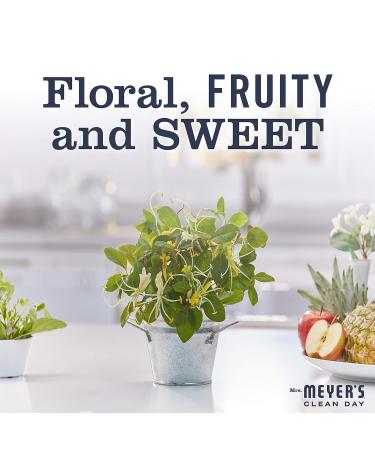 Mrs. Meyer's Clean Day Liquid Dish Soap - Honeysuckle Scent 16 oz | Eco-Friendly & Biodegradable Dishwashing Liquid - Buy Online on SooperMarket.com