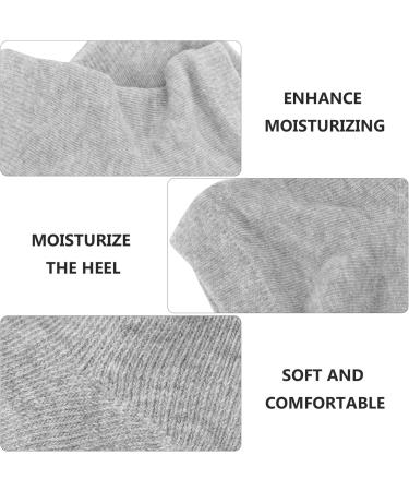 Buy MILISTEN Gel Heel Socks - Moisturizing Spa Socks for Cracked Heels | Silicone Aloe Vera Lining | Unisex Sleep Socks - Buy Online on SooperMarket.com