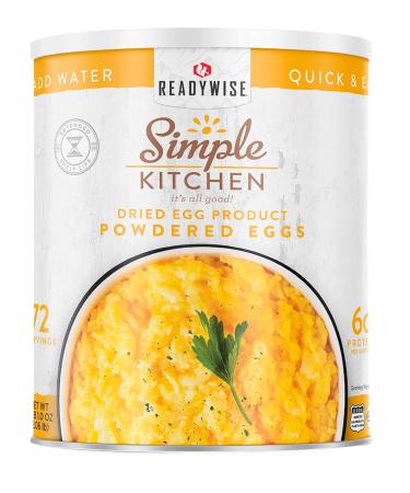 ReadyWise Simple Kitchen Egg Cans 72 Serving Can Powdered Eggs