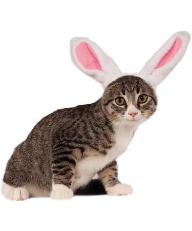 Rubie's White Pink Bunny Ears for Pets - Medium/Large Size - Buy Online on SooperMarket.com