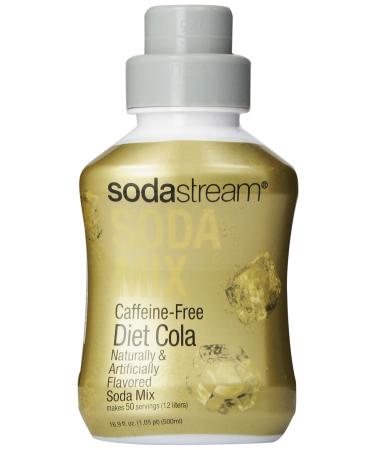 SodaStream Diet Cola Caffeine Free 500ml Makes 12-litres of Soda Caffeine Free Cola 16.91 Fl Oz (Pack of 1)