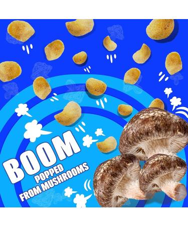 Shiitake Mushroom Chips - (6 pack) Vegan prawn crackers Less than 100 calories Gluten Free mushroom snack. Sea Salt flavour. - Buy Online on SooperMarket.com