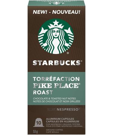 Starbucks By Nespresso Pike Place 5 X 10 Nespresso Coffee Pods 50 Count & by Nespresso Decaf Espresso Roast Nespresso Coffee Capsules Original Line Compatible 10 Nespresso Coffee Pods - Buy Online on SooperMarket.com