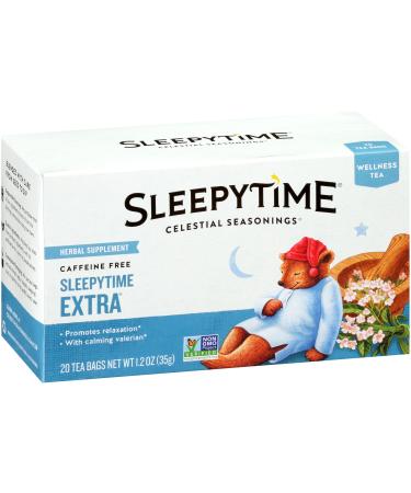 Celestial Seasonings Wellness Tea Sleepytime Extra Caffeine Free 20 Tea Bags 1.2 oz (35 g)