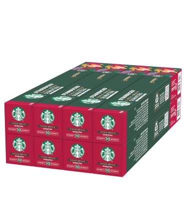 Starbucks Single original Sumatra by Nespresso dark roasting coffee capsules 8 x 10 (80 capsules) 10 pieces (8 Pack) Origin sumatra single