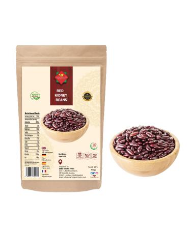 Red Kidney Beans | Raw Red Kidney Beans | GMO Free | 100% Natural | Premium Quality | Authentic (1 KG)