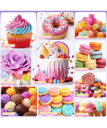 Oil Based Food Coloring Set for Chocolate - 10 Colors Oil Based Edible Food Dye for Sugar Candy Melts Oil Frosting Icing Dye for Baking Cookies Cake Decorating - 0.25 Fl. Oz/Bottles 6 ml (Pack of 10) - Buy Online on SooperMarket.com