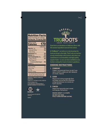 TruRoots Organic Germinated Brown Rice - 14 oz | USDA Organic & Non-GMO - Buy Online on SooperMarket.com