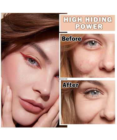 Flawless AirBrush High Coverage Matte Foundation Kit - 2 Warm Porcelain | Natural Nude Finish for Mature Skin - Buy Online on SooperMarket.com