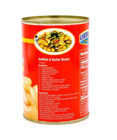 CARIBBEAN RHYTHMS Butter Beans - Pack of 8 | Delicious and Nutritious Legumes - Buy Online on SooperMarket.com