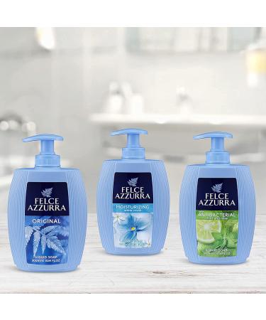Felce Azzurra Liquid Soap White Musk - Fresh Citrus Fragrance - 2 Pack (300 ml each) - International Shipping Available - Buy Online on SooperMarket.com