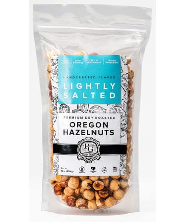 Premium Oregon Farm To Table Dry Roasted Hazelnuts - Lightly Salted - Kosher Certified - 1 LB - Buy Online on SooperMarket.com