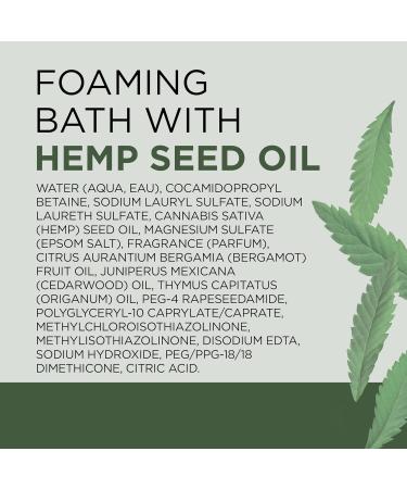 Dr Teal's Hemp Seed Oil Foaming Bath - Relax and Rejuvenate - Buy Online on SooperMarket.com