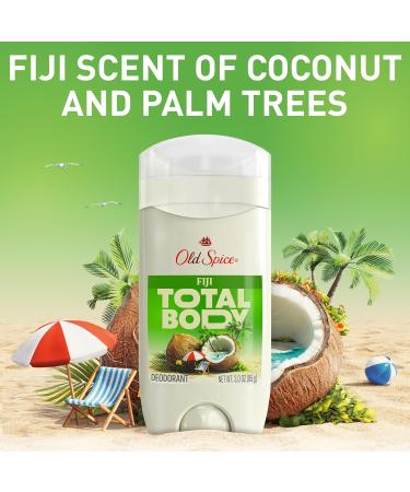 Old Spice Whole Body Deodorant for Men Total Body Deodorant Fiji Scent Aluminum Free Deodorant Stick for 24/7 Freshness // Dermatologist Tested Whole Body Deodorant 3.0 oz - Buy Online on SooperMarket.com