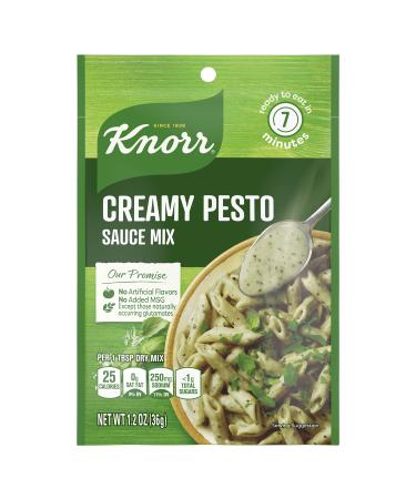 Knorr Sauce Mix Pasta Sauce For Simple Meals and Sides Creamy Pesto No Artificial Flavors, No Added Msg 1.2 oz
