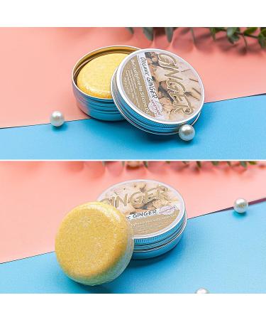 Organic Ginger Hair Shampoo Bar Ginger Shampoo Soap Nourishes and Controls Oil Hair for All Hair Types (B-3PCS) - Buy Online on SooperMarket.com