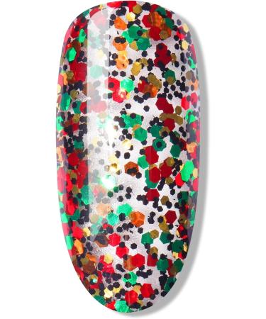 Bluesky Christmas Kids Nail Varnish Bauble - Mischievous Elf Green Glitter | Non-Toxic Water-Based Nail Polish for Kids 5ml - Buy Online on SooperMarket.com