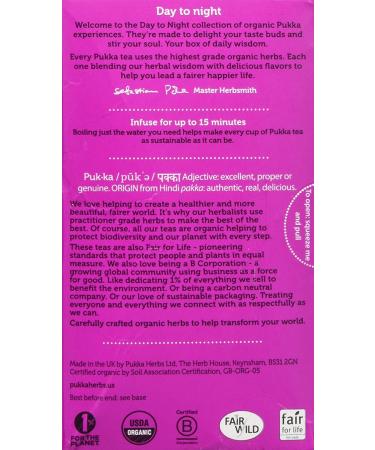 PUKKA Organic Day to Night Collection - 1.14 OZ | Herbal Wellness Tea - Buy Online on SooperMarket.com