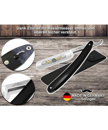 Professional Solingen Razor - German-Made with Etching & Storage Case | International Shipping Available - Buy Online on SooperMarket.com