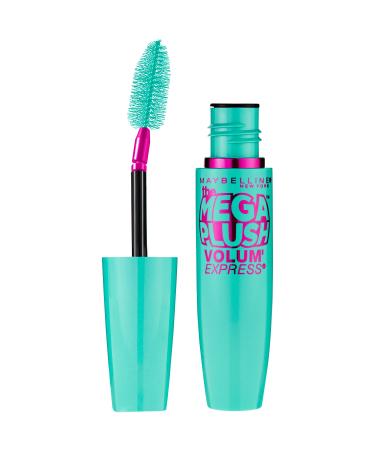 Maybelline New York Volume Express Mega Plush Washable Mascara  Brownish Black  0.3 Fluid Ounce