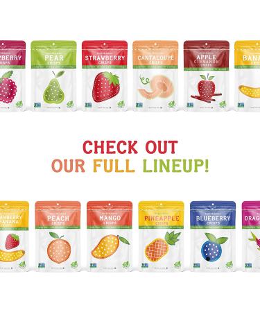 Natures Turn Freeze-Dried Strawberry Crisps - School Lunch or On-The-Go Snack - Non GMO, Gluten Free, No Sugar Added - 6-Pack 0.53oz - Buy Online on SooperMarket.com