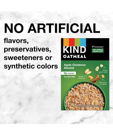 KIND Oatmeal Apple Cinnamon Almond 30 Count - Gluten Free & Low Sugar Individual Packets - Buy Online on SooperMarket.com
