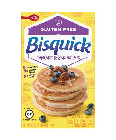 Betty Crocker Bisquick Gluten Free Pancake & Waffle Mix - 16 oz Box, 1 Pound - Buy Online on SooperMarket.com