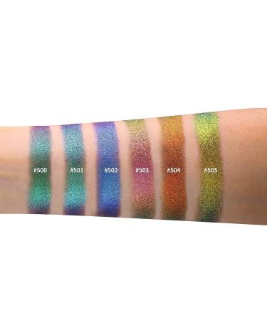 CHARMACY Duochrome Eyeshadow - Insane Shifters Chameleon Eyeshadow for High-Impact Metallic Eye Looks - 100% Vegan & Cruelty Free - 1.9g (500) - Buy Online on SooperMarket.com