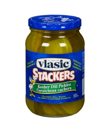 Vlasic Stackers Kosher Dill Pickles 500ml