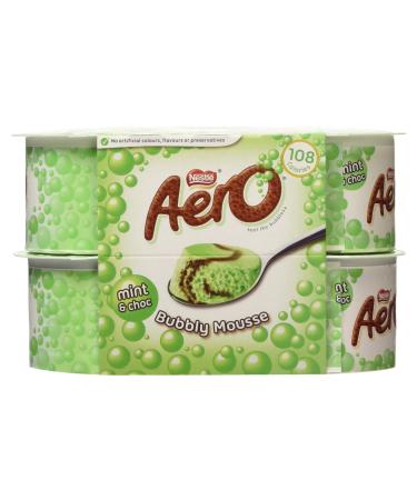 Nestle Aero Mint and Chocolate Mousse 4 x 58g