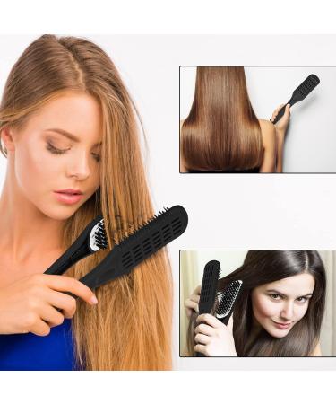 CCbeauty Boar Bristle Hair Straightener Clamp Comb - Detangler & Styling Tool - Buy Online on SooperMarket.com
