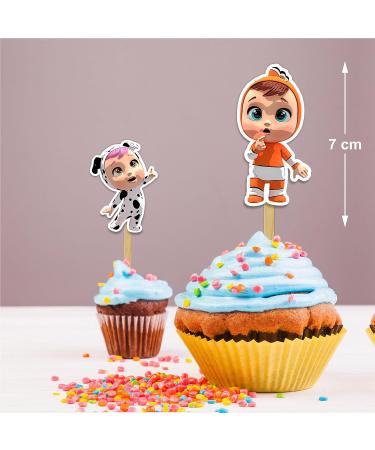 Seyal Cry Babies Cupcake Topper Seyal Cry Babies Cupcake Decoration - Buy Online on SooperMarket.com