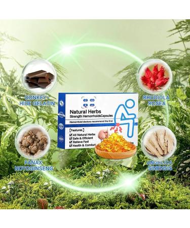 Doxenem Heca Natural Herbal Hemorrhoid Relief Capsules - Rapid Treatment for Itching, Burning Pain & Discomfort - 7pc/Box - Buy Online on SooperMarket.com