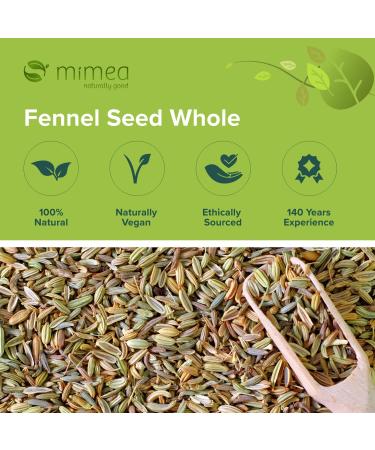 Mimea Fennel Seed Whole | 1kg | Quality Ingredients | Great for Cooking | Herbal Remedy | Natural | Great for Pickling - Buy Online on SooperMarket.com
