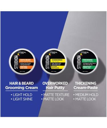 L'Oreal Paris Hair Care Studio Line Thickening Cream Paste - Medium Hold 1.7 oz | Buy Online for International Shipping - Buy Online on SooperMarket.com