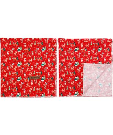 Shop Lionheart Glory Dog Haller Christmas Bib - Washable Soft Cotton Adjustable Neckerchief for Small Dogs - Red 1 Pack - Buy Online on SooperMarket.com