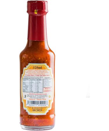 Dr Trouble Lemon Chilli Sauce HOT 125ml - Finest African Hot Sauce Gift Box - Buy Online on SooperMarket.com