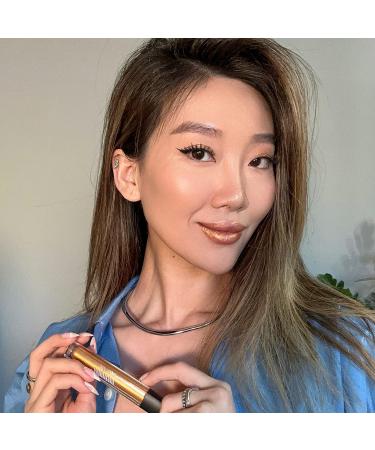 Mynena Yellow Gold Lip Gloss Topper | Shimmer Glossy Finish Liquid Lipstick with Jojoba Oil | Vegan & Cruelty-Free - Buy Online on SooperMarket.com