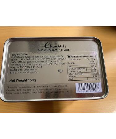 Churchill's Confectionery Buckingham Palace 150g English Toffees - Buy Online on SooperMarket.com