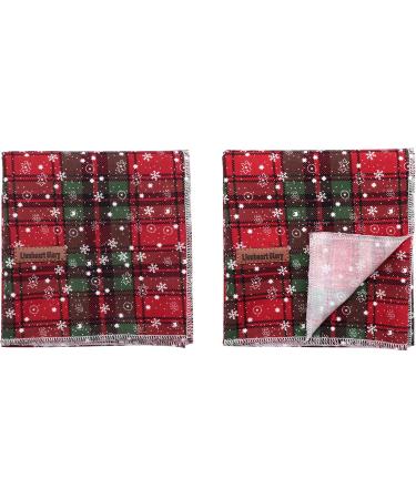 Lionheart Glory Dog Haller Washable Soft Cotton Christmas Neckerchief for Large Dogs | Adjustable Green & Red Kerchief | Perfect Holiday Accessory (1 Pack) - Buy Online on SooperMarket.com