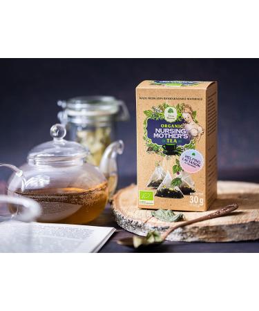 Nursing Mother's Organic Herbal Tea - Lactation - Piramids biodegradable - Bag - 15x2g - Buy Online on SooperMarket.com