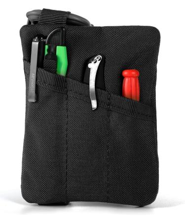 FRTKK Tactical Compact EDC Pouches - 2 Pack Military Molle Utility Organizer Coin Purse Keychain Credit Card Holder Waist Pack Black - Buy Online on SooperMarket.com