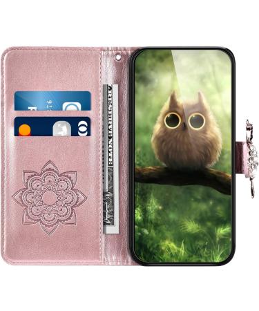 Buy Bling Diamond Owl Pattern Leather Flip Case for Xiaomi Redmi Note 8 Pro - Rose Gold | Durable Magnetic Protective Mobile Phone Cover - Buy Online on SooperMarket.com