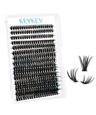 300 Pcs Individual Lashes Lash Clusters 9-16 Mix Length DIY Lash Extension Cluster Lashes that Look Like Eyelash Extensions Self Applicaton at Home Volume Dramtic Look(50D D-9-16mix) D-Mix (9-16mm) 50D