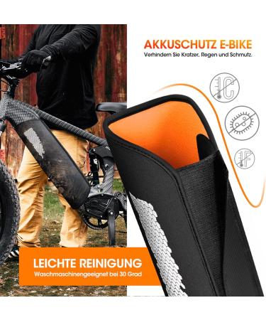 Anzome eBike Battery Protective Cover - 30-41 cm | Extend Battery Life & Protect Against Cold & Dirt for Bosch Haibike KTM Cube | Essential eBike Accessories - Buy Online on SooperMarket.com