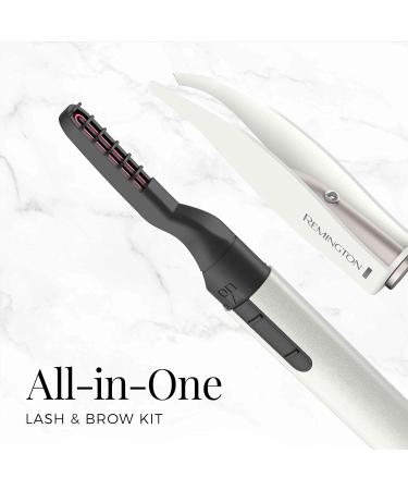 Buy Remington Reveal Lash & Brow Kit | Heated Eyelash Curler & Precision Tweezers with LED - International Shipping Available - Buy Online on SooperMarket.com