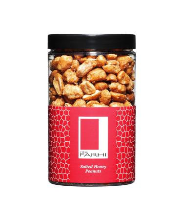 Rita Farhi Caramelised Salted Honey Peanut Splits in a Luxury Gift Jar 260 g - Honey Roasted Peanuts