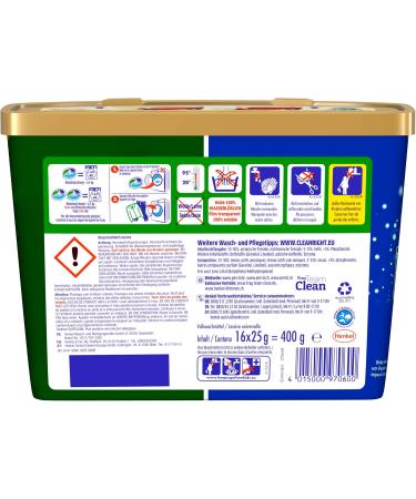 Persil Universal 4in1 Discs - 16 Wash Loads Detergent Deep Cleaning Technology & Long-Lasting Freshness for Bright Colors 400g Pack - International Shipping Available - Buy Online on SooperMarket.com