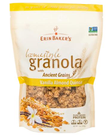 Erin Baker's Homestyle Granola with Ancient Grains Vanilla Almond Quinoa 12 oz (340 g)