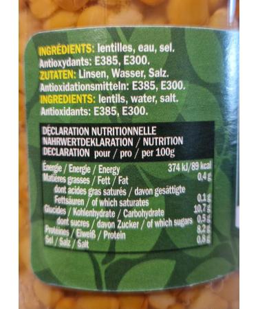 Spanish Lentils 6 x 400g - La Asturiana - Buy Online on SooperMarket.com